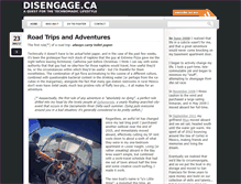 Tablet Screenshot of disengage.ca